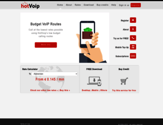 hotvoip.com screenshot