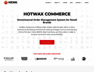 hotwax.co screenshot