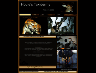 houlestaxidermy.ca screenshot