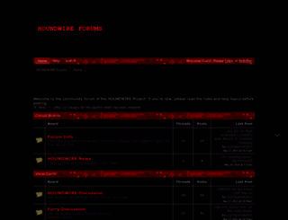 houndwire.boards.net screenshot