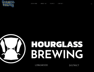hourglassbrewing.com screenshot