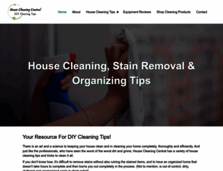 housecleaningcentral.com screenshot