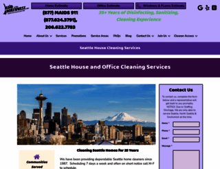 housecleaningserviceseattle.com screenshot