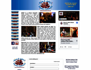 houseconcerts.us screenshot