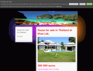 houseforsaleinthailande.jimdo.com screenshot