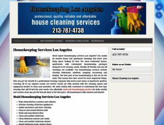 housekeepinglosangeles.com screenshot