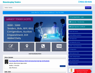 housekeepingtender.co.in screenshot