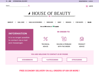 houseofbeauty.co.uk screenshot