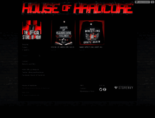 houseofhardcore.storenvy.com screenshot