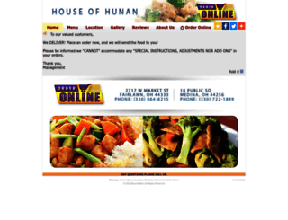 houseofhunanoh.com screenshot