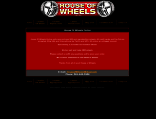houseofwheelsonline.com screenshot