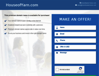 houseofyarn.com screenshot