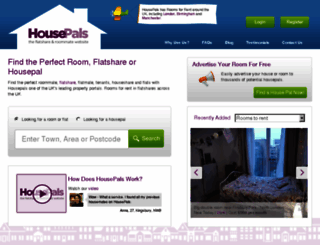 housepals.co.uk screenshot
