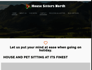 housesittersnorth.com screenshot