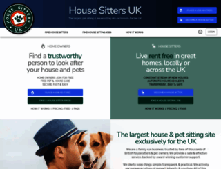 housesittersuk.co.uk screenshot