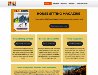 housesittingmagazine.com screenshot