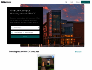 housing.nvcc.edu screenshot