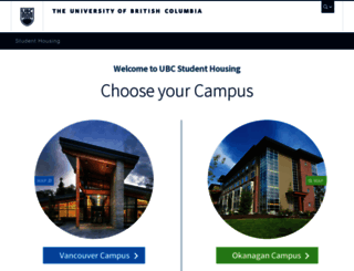 housing.ubc.ca screenshot