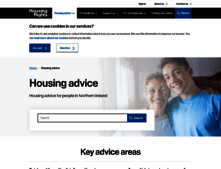 housingadviceni.org screenshot