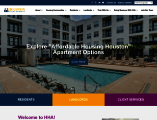 housingforhouston.com screenshot