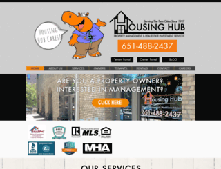 housinghubmn.com screenshot