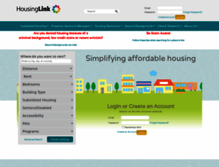 housinglink.org screenshot