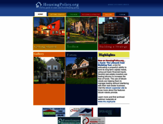 housingpolicy.org screenshot