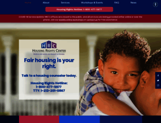housingrightscenter.org screenshot