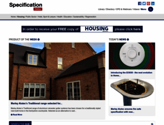 housingspecification.com screenshot