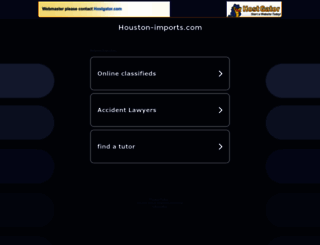 houston-imports.com screenshot