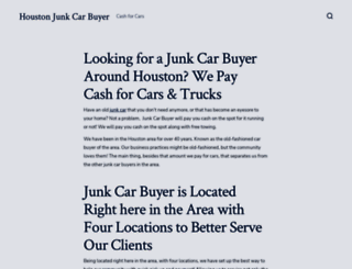 houston-junk-car-buyer.com screenshot