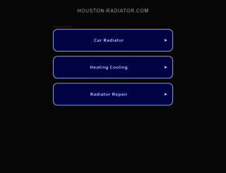 houston-radiator.com screenshot