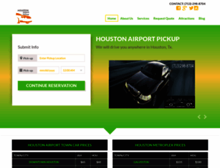 houstonairportpickup.com screenshot