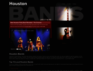 houstonbands.org screenshot