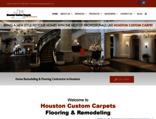 houstoncustomcarpets.com screenshot