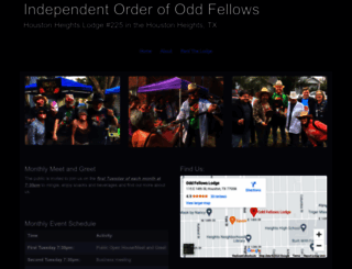 houstonheightslodge225.com screenshot