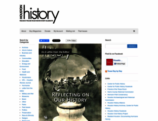 houstonhistorymagazine.org screenshot