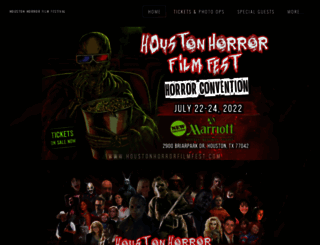houstonhorrorfilmfest.com screenshot