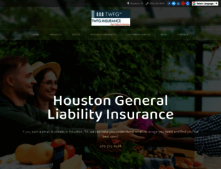 houstonliabilityinsurance.com screenshot