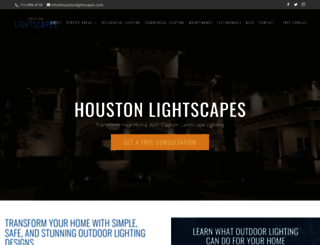 houstonlightscapes.com screenshot
