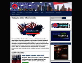 houstonmilitaryaffairscommittee.com screenshot