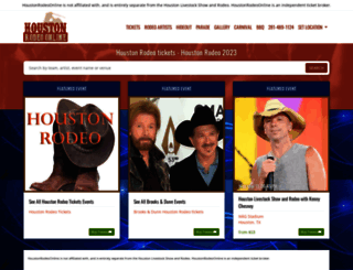 houstonrodeoonline.com screenshot