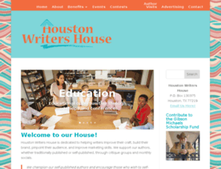 houstonwritershouse.com screenshot