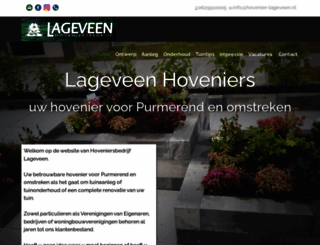hovenier-lageveen.nl screenshot