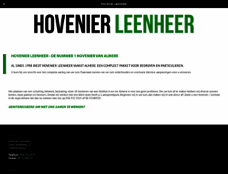 hovenierleenheer.nl screenshot