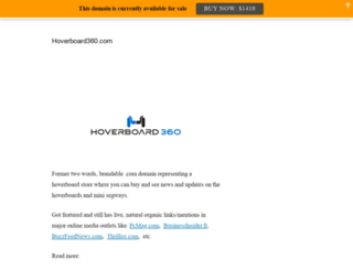 hoverboard360.com screenshot