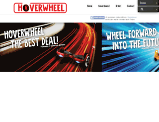 hoverwheel.be screenshot