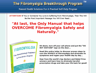how-to-cure-fibromyalgia.com screenshot