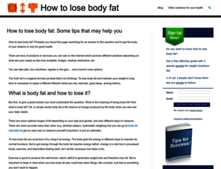 how-to-lose-body-fat.com screenshot
