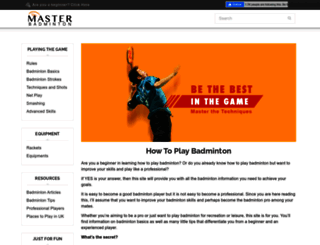 how-to-play-badminton.com screenshot
